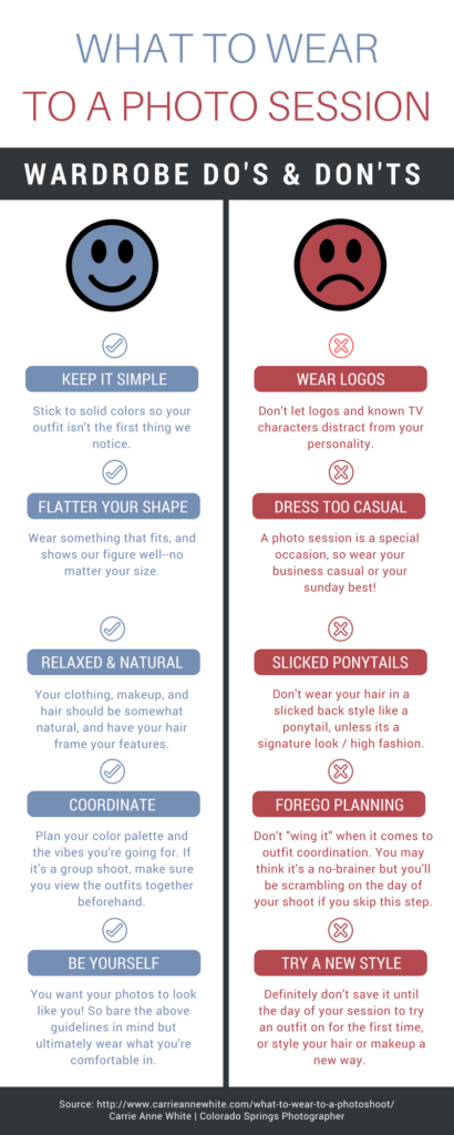 What To Wear To A Photo Session Wardrobe Do's And Dont's By Charlotte Portrait Photographer Carrie Allen