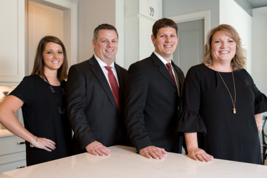 group shot of realtors for a team headshot session in Waxhaw, NC. Professional Portrait by Carrie Allen Charlotte NC Photographer