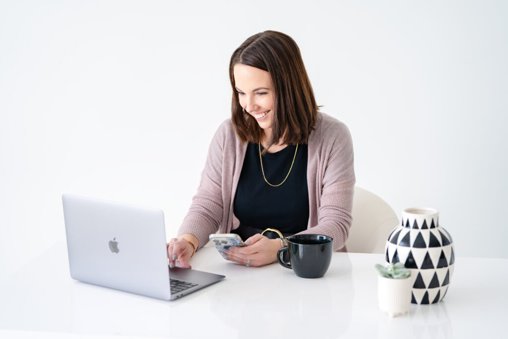 Jamie Smith Flatow headshot Charlotte marketing founder professional portrait